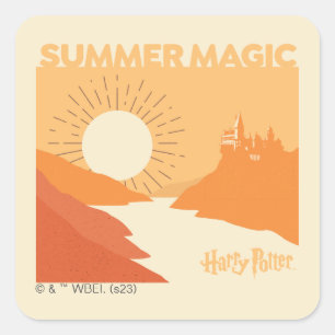HARRY POTTER™   HOGWARTS™ Summer Magic Vierkante Sticker