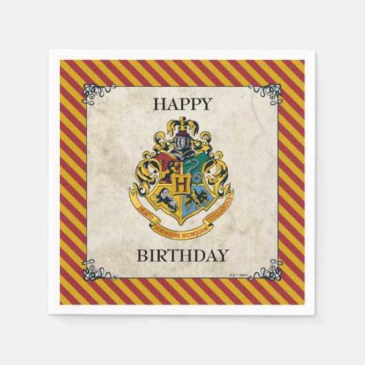 Harry Potter | Hogwarts Verjaardag Servet (Voorkant)
