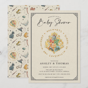Harry Potter   Hogwarts Wapen Baby Shower Kaart