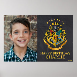 Harry Potter Hogwarts Wapen Verjaardag Poster