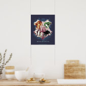 Harry Potter | HOGWARTS™ Wapenschild in Waterverf Poster (Keuken)