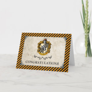 Harry Potter Huffelpuf Gefeliciteerd Kaart