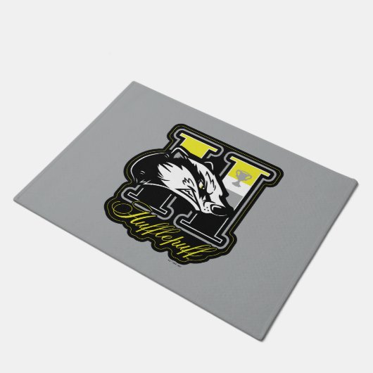 HARRY POTTER™ | HUFFLEPUFF™ Athletic Badge Deurmat (Schuin)