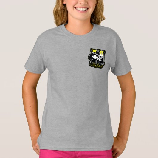 HARRY POTTER™ | HUFFLEPUFF™ Athletic Badge T-shirt (Voorkant)