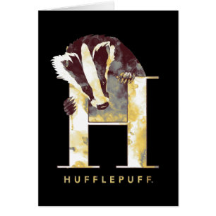 Harry Potter HUFFLEPUFF™ Badger Watercolor