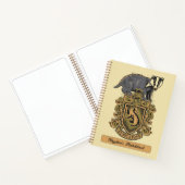 Harry Potter | Hufflepuff Crest Badger Tekening Notitieboek (Binnen)