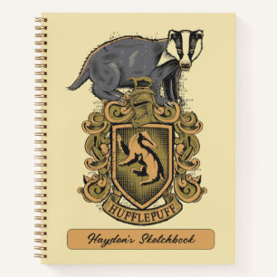 Harry Potter Hufflepuff Crest Badger Tekening Notitieboek
