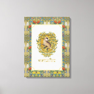 HARRY POTTER™   HUFFLEPUFF™ Crest Canvas Afdruk