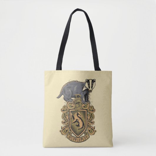 Harry Potter | Hufflepuff Crest met Badger Draagtas (Voorkant)
