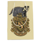 Harry Potter | Hufflepuff Crest met Badger Medium Cadeauzakje (Voorkant)