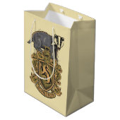 Harry Potter | Hufflepuff Crest met Badger Medium Cadeauzakje (Achterkant Gekanteld)