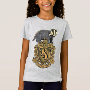 Harry Potter   Hufflepuff Crest met Badger T-shirt