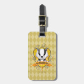 Harry Potter | HUFFLEPUFF™ Crest opladen Bagagelabel (Voorkant verticaal)