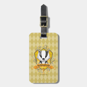 Harry Potter HUFFLEPUFF™ Crest opladen Bagagelabel