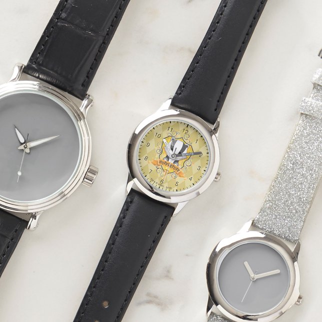 Harry Potter | HUFFLEPUFF™ Crest opladen Horloge (Creator heeft geüpload)