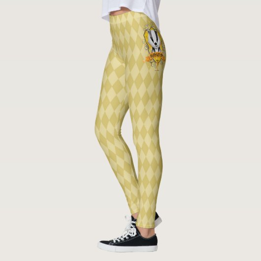 Harry Potter | HUFFLEPUFF™ Crest opladen Leggings (Links)