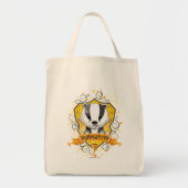 Harry Potter | HUFFLEPUFF™ Crest opladen Tote Bag (Voorkant)