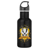 Harry Potter | HUFFLEPUFF™ Crest opladen Waterfles (Voorkant)