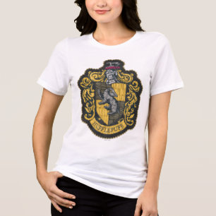 Harry Potter   Hufflepuff Crest Patch Tri-Blend Shirt