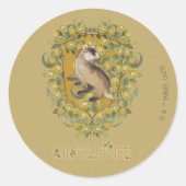 HARRY POTTER™ | HUFFLEPUFF™ Crest Ronde Sticker (Voorkant)