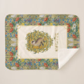 HARRY POTTER™ | HUFFLEPUFF™ Crest Sherpa Deken (Voorkant (horizontaal))