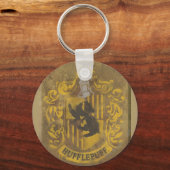 Harry Potter | Hufflepuff Crest Spray Paint Sleutelhanger (Voorkant)