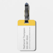 Harry Potter | Hufflepuff Das Icoon Bagagelabel (Achterkant verticaal)