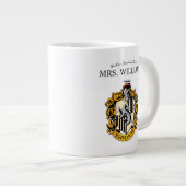 Harry Potter | Hufflepuff Docent Gepersonaliseerd Extra Grote Beker (Voorkant rechts)