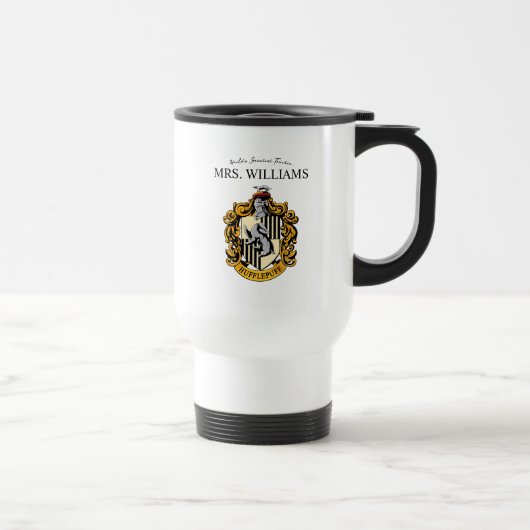 Harry Potter | Hufflepuff Docent Gepersonaliseerd Reisbeker (Rechts)