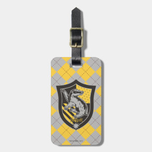 Harry Potter Hufflepuff House Pride Crest Bagagelabel