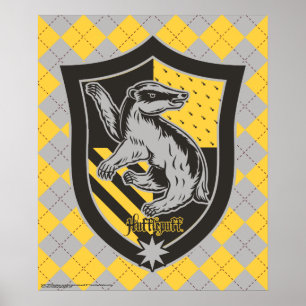 Harry Potter   Hufflepuff House Pride Crest Poster