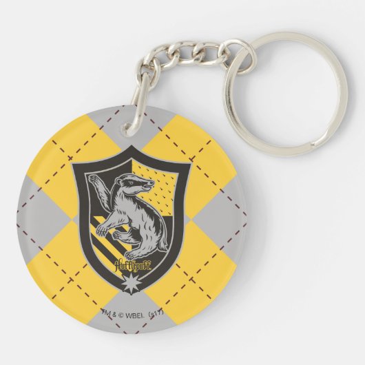 Harry Potter | Hufflepuff House Pride Crest Sleutelhanger (Achterkant)