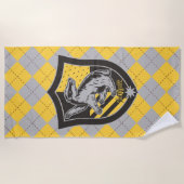 Harry Potter | Hufflepuff House Pride Crest Strandlaken (Voorkant)