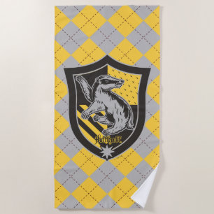 Harry Potter Hufflepuff House Pride Crest Strandlaken