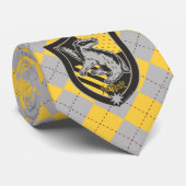 Harry Potter | Hufflepuff House Pride Crest Stropdas (Opgerold)