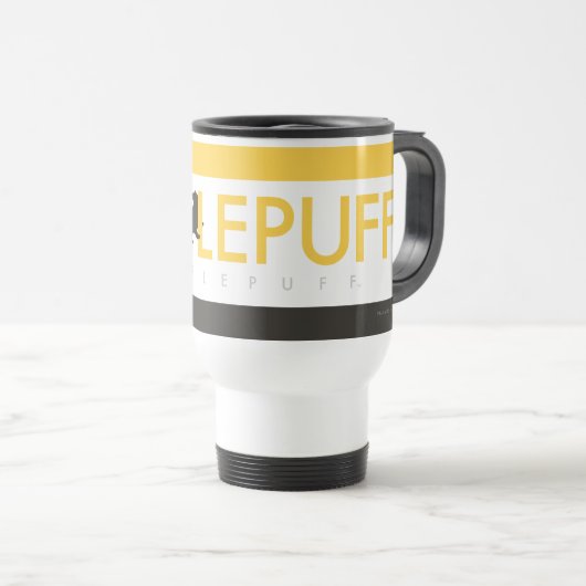 Harry Potter | Hufflepuff House Pride Logo Reisbeker (Voorkant rechts)