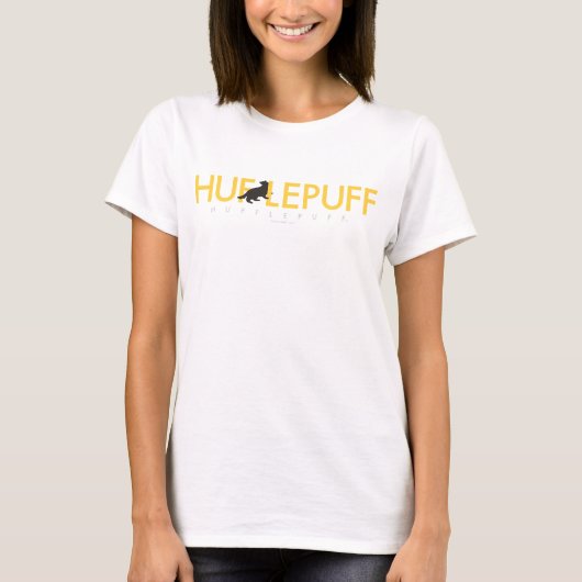 Harry Potter | Hufflepuff House Pride Logo T-shirt (Voorkant)