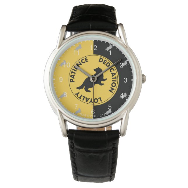 Harry Potter | HUFFLEPUFF™ House Trais Graphic Horloge (Voorkant)
