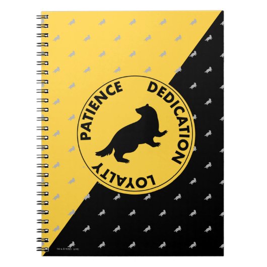 Harry Potter | HUFFLEPUFF™ House Trais Graphic Notitieboek (Voorkant)
