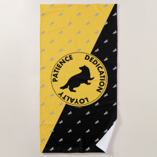 Harry Potter HUFFLEPUFF™ House Trais Graphic Strandlaken