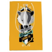 Harry Potter | HUFFLEPUFF™ House Traits Sigil Medium Cadeauzakje (Voorkant)