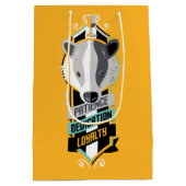 Harry Potter | HUFFLEPUFF™ House Traits Sigil Medium Cadeauzakje (Achterkant)