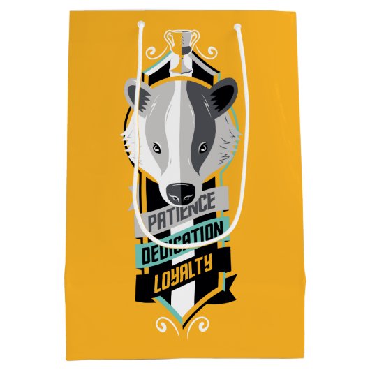 Harry Potter | HUFFLEPUFF™ House Traits Sigil Medium Cadeauzakje (Achterkant)