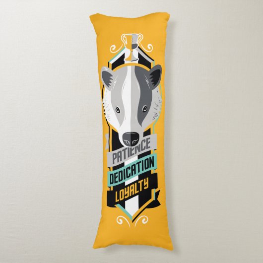 Harry Potter | HUFFLEPUFF™ Huis Eigenschappen Sigi Lichaamskussen (Voorkant Verticaal)