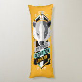 Harry Potter | HUFFLEPUFF™ Huis Eigenschappen Sigi Lichaamskussen (Achterkant (Verticaal))