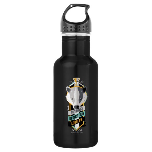 Harry Potter | HUFFLEPUFF™ Huis Eigenschappen Sigi Waterfles (Voorkant)