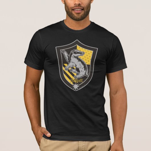 Harry Potter | Hufflepuff Huis Wapen T-shirt (Voorkant)