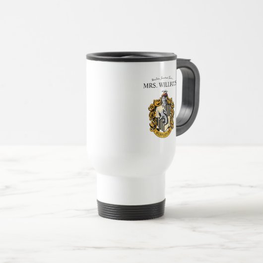 Harry Potter | Hufflepuff-leraar, gepersonaliseerd Reisbeker (Voorkant rechts)