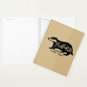 Harry Potter HUFFLEPUFF™ Silhouette Typografie Planner