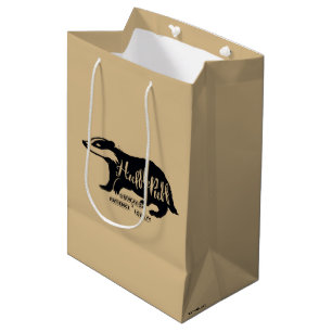 Harry Potter HUFFLEPUFF™ Silhouettypografie Medium Cadeauzakje